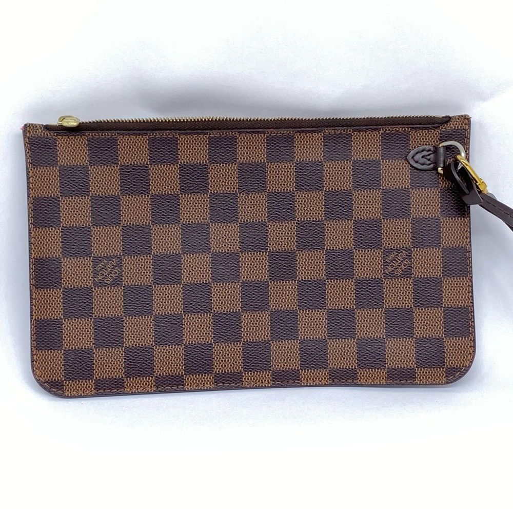 Louis Vuitton Damier Ebene clutch purse wristlet - new